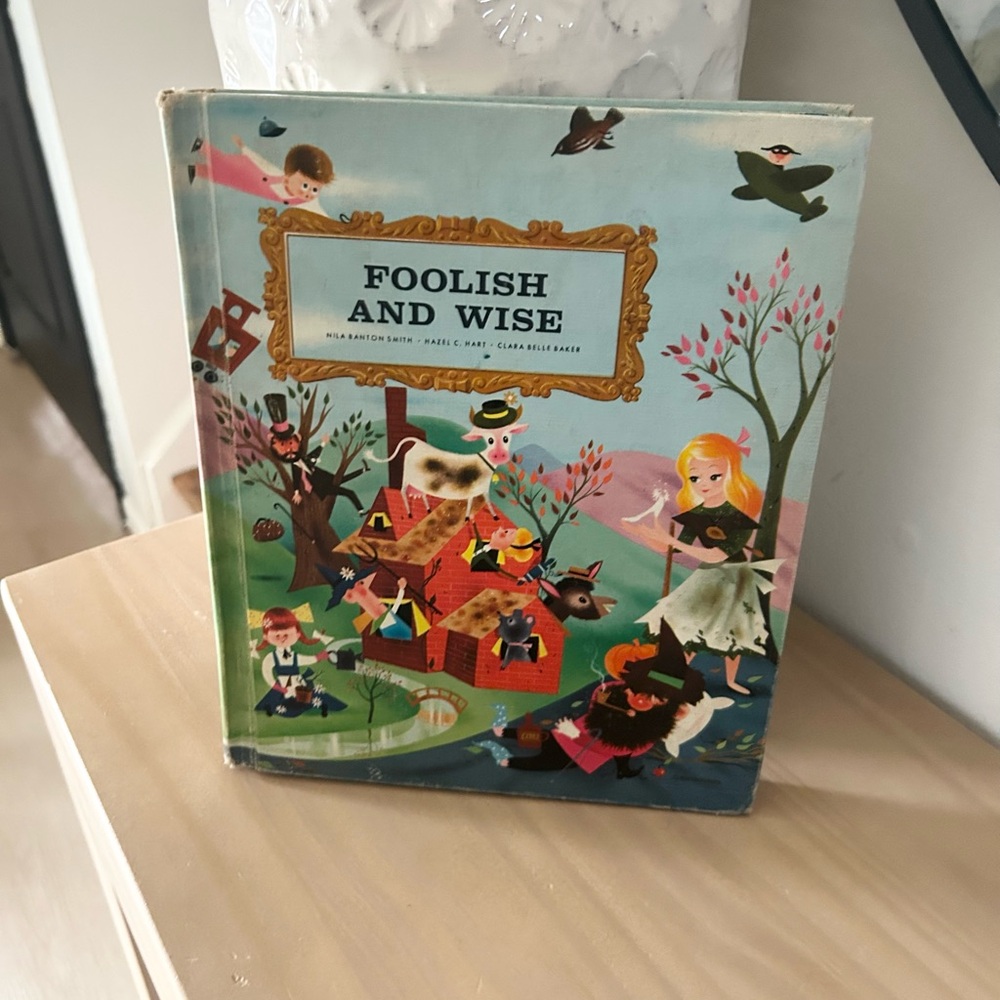 Vintage 1960 Foolish and Wise Bobbs-Merrill Children’s Literature Hardcover